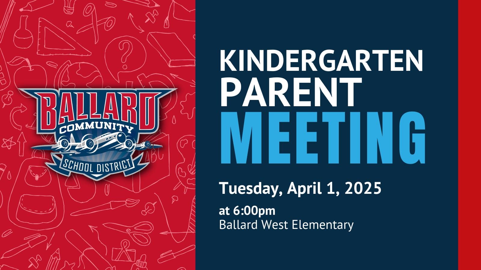 Kdg Parent meeting