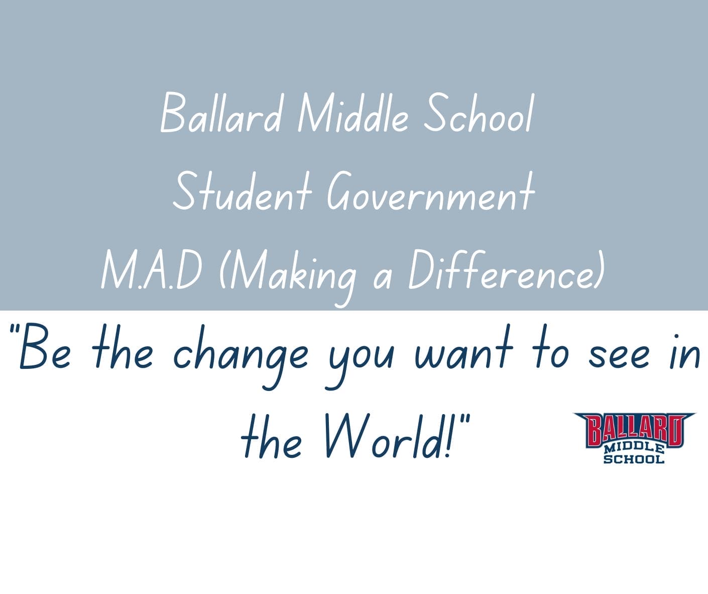 Student Government M.A.D (Making a Difference) (2)